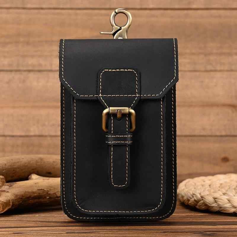 メンズ 鞄 カバン バック ファッション オシャレ アイテム 小物 レトロ 最上層牛革 スマホ バッグ レザー メンズベルト ウエスト 多機能 携帯電話 ケース クロス ボディ