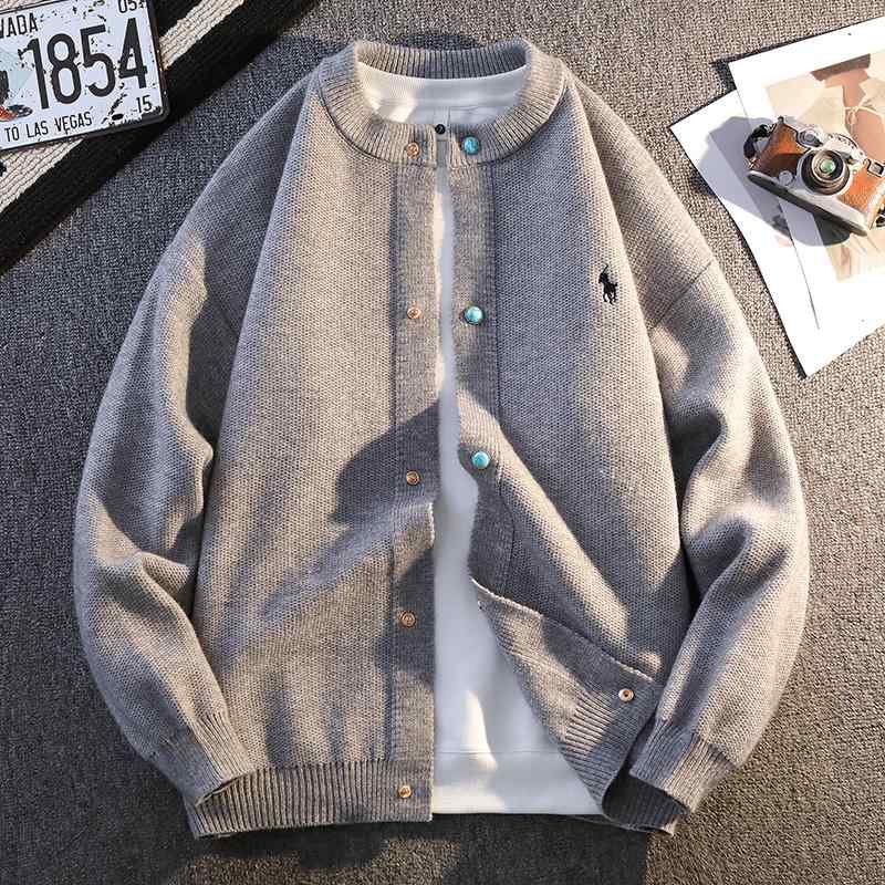 メンズ ファッション 服 男性用 オシャレ シンプル 大人 かっこいい ストリート ニット カーディガン カジュアル 無地 シンプル 快適 セーター ジャケット 春　秋 スタイル トップス