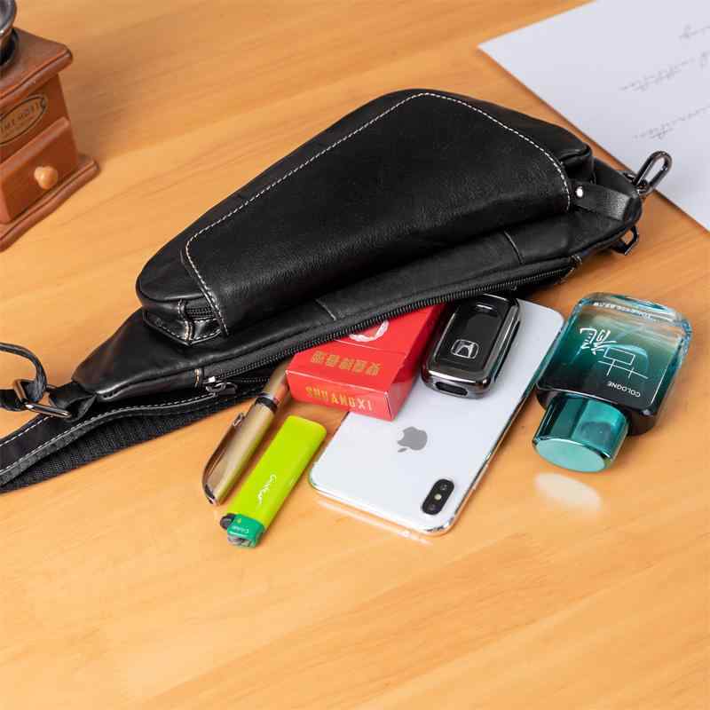 Rakuten - メンズ 鞄 カバン バック ファッション オシャレ アイテム 小物 牛革 チェスト バッグ 革 メンズ バッグ カジュアル メッセンジャー バッグ 韓国スタイル レトロ ショルダー バッグ ニュートラル ニュー スタイル レディース