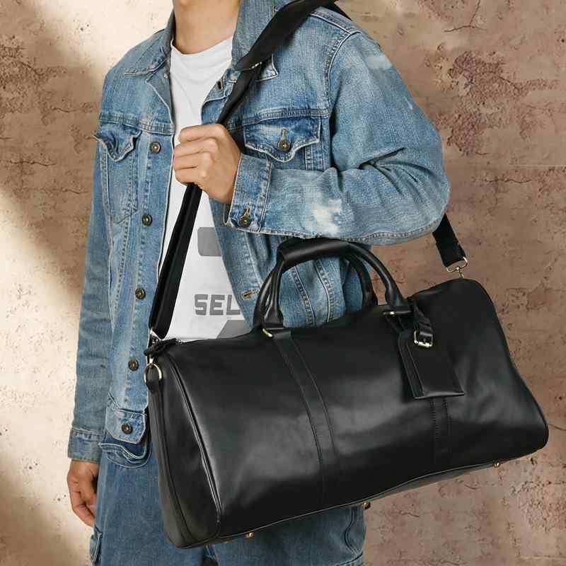 Men'S Bag - メンズ 鞄 カバン バック ファッション オシャレ アイテム 小物 メンズ 大容量 バッグ ジム 革 旅行 出張