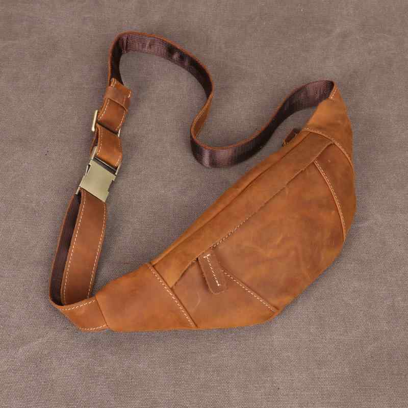 メンズ 鞄 カバン バック ファッション オシャレ アイテム 小物 シンプル メンズ アウトドア スポーツ レザー クロス ボディ ウエスト バッグ 軽量 旅行 革 スマホ 牛革 チェスト