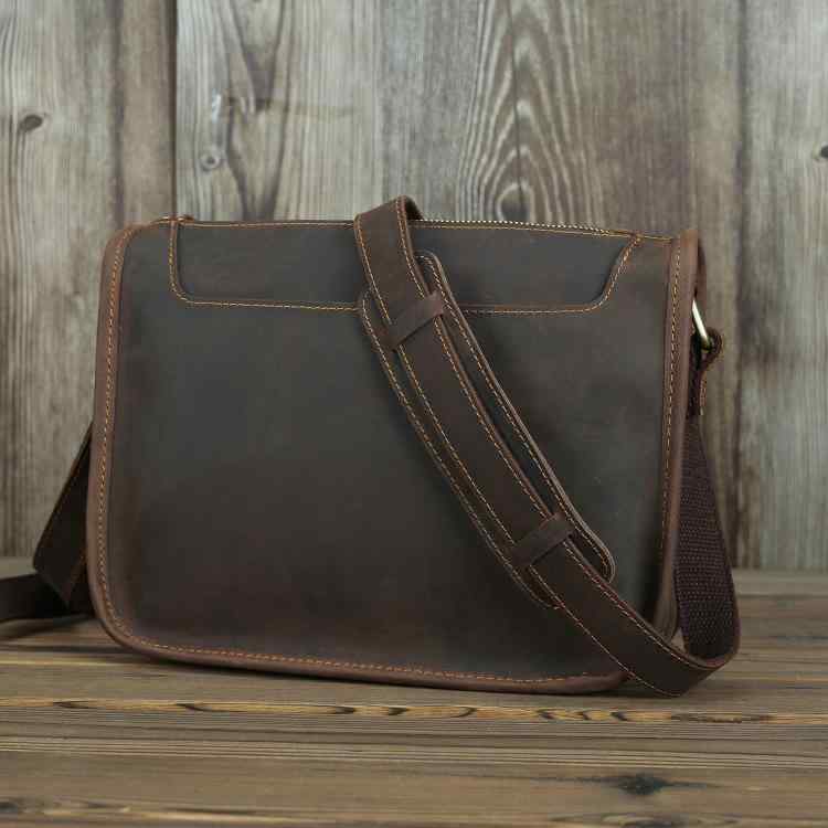 メンズ 鞄 カバン バック ファッション オシャレ アイテム 小物 ヴィンテージ トップ レイヤー 牛革 メンズ レディース スクエア バッグ レザー カジュアル シンプル ショルダー バッグ 革 メッセンジャー バッグ