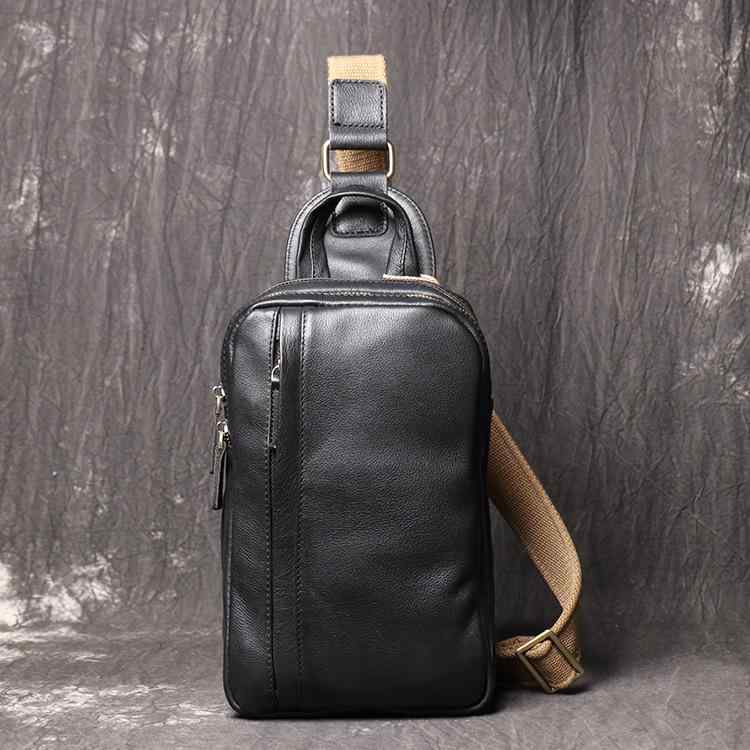 Other - メンズ 鞄 カバン バック ファッション オシャレ アイテム 小物 オイルレザー メンズ バッグ メッセンジャー バッグ ショルダー レトロ チェスト バッグ メンズ 革 最上層牛革