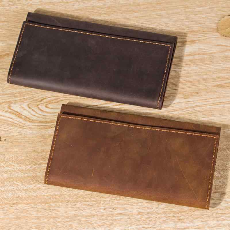 メンズ 鞄 カバン バック ファッション オシャレ アイテム 小物 レトロ ロング ウォレット メンズ 革 ..