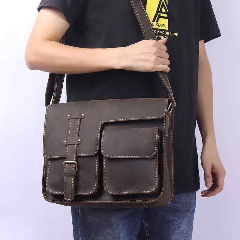 メンズ 鞄 カバン バック ファッション オシャレ アイテム 小物 ヴィンテージ レザーショルダー バッグ..