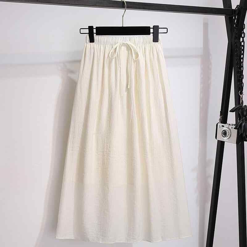 レディース 大人 きれいめ シンプル 上品 着回し ベーシック カジュアル ナチュラル ロングシーズン スカート ハイウエスト Aライン スリム ベージュ スカート 伸縮性 ストレッチ ストレッチ ウエスト ドレープ サマー マキシスカート