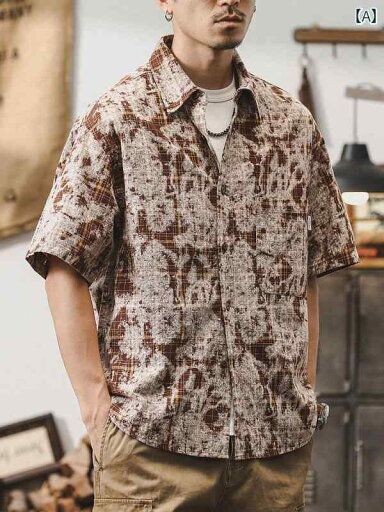 メンズ ファッション 服 男性用 オシャレ シンプル 大人 かっこいい 大きいサイズ ストリート 紳士服 アメリカン レトロ シャツ 半袖 夏 タイダイ柄 ウォッシュ ヴィンテージ 花柄 カジュアル 半袖 シャツ メンズ ファッション 服 男性用 オシャレ シンプル 大人 かっこいい 大きいサイズ ストリート 紳士服 アメリカン レトロ シャツ 半袖 夏 タイダイ柄 ウォッシュ ヴィンテージ 花柄 カジュアル 半袖 シャツ