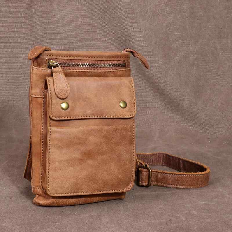 メンズ 鞄 カバン バック ファッション オシャレ アイテム 小物 革 メンズ バッグ ショルダー バッグ カジュアル クロス ボディ バッグ 最上層牛革 ベルト 携帯電話 ウエスト バッグ
