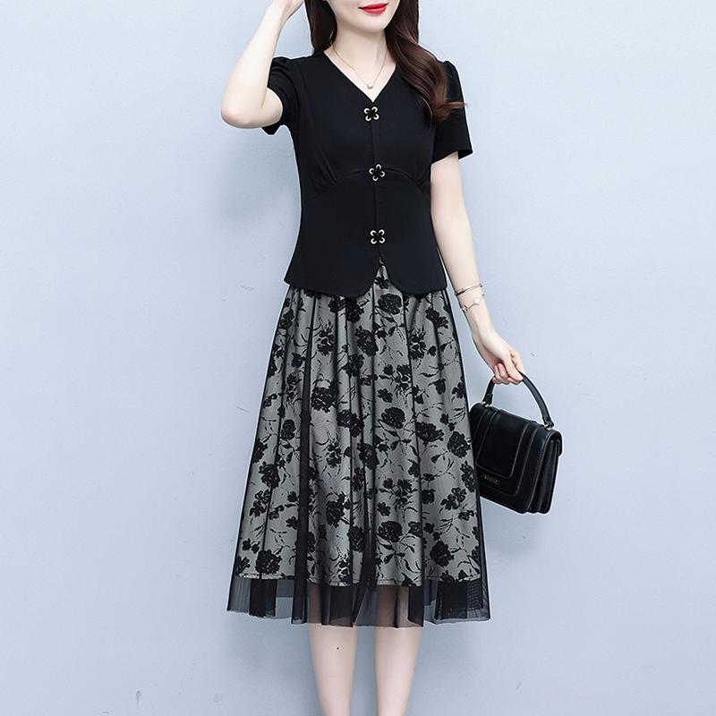 秋コーデ レディース ファッション 婦人服 大きいサイズ スーツ 洋風 ツーピース スカート