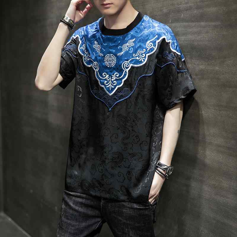 Other Apparel - Tシャツ メンズ 半袖 レトロ 肩当て ゆったり カジュアル 普段使い 夏 黒 白 グレー ラウンドネック ソフト 軽量 通気性 吸汗速乾 ゆったりシルエット 楽ちん デイリー ストリート 休日 リラックス コットン風