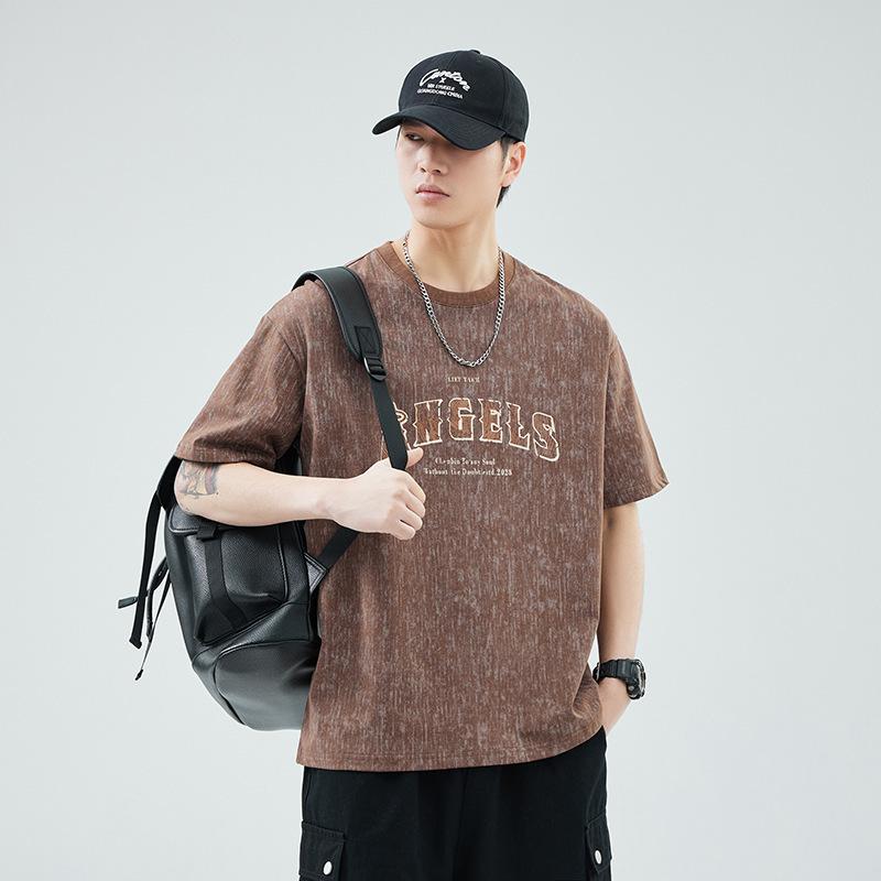 Tシャツ メンズ 半袖 丸首 ゆったり 運動 トップス 黒 コットン コーマ 綿 吸汗速乾 カジュアル 普段使い 通勤 アクティブ 軽量 通気性 ソフト