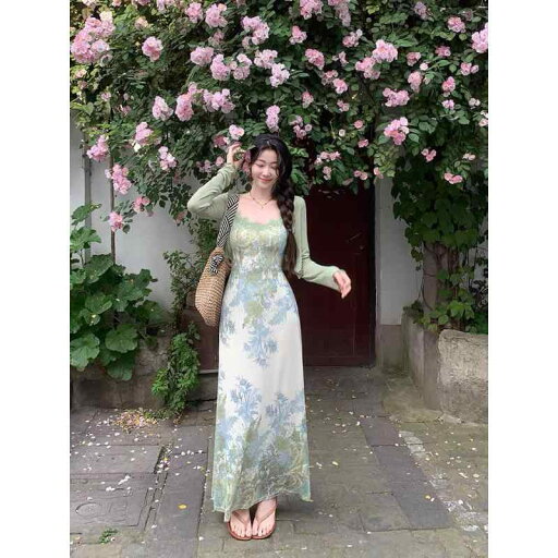 レディース ファッション 服 オシャレ カワイイ 女性用 シンプル 大人カワイイ 大きいサイズ 婦人服 花柄 半 夏 レトロ ジャカード ドレス 夏 カーディガン サスペンダー スカート レディース ファッション 服 オシャレ カワイイ 女性用 シンプル 大人カワイイ 大きいサイズ 婦人服 花柄 半 夏 レトロ ジャカード ドレス 夏 カーディガン サスペンダー スカート