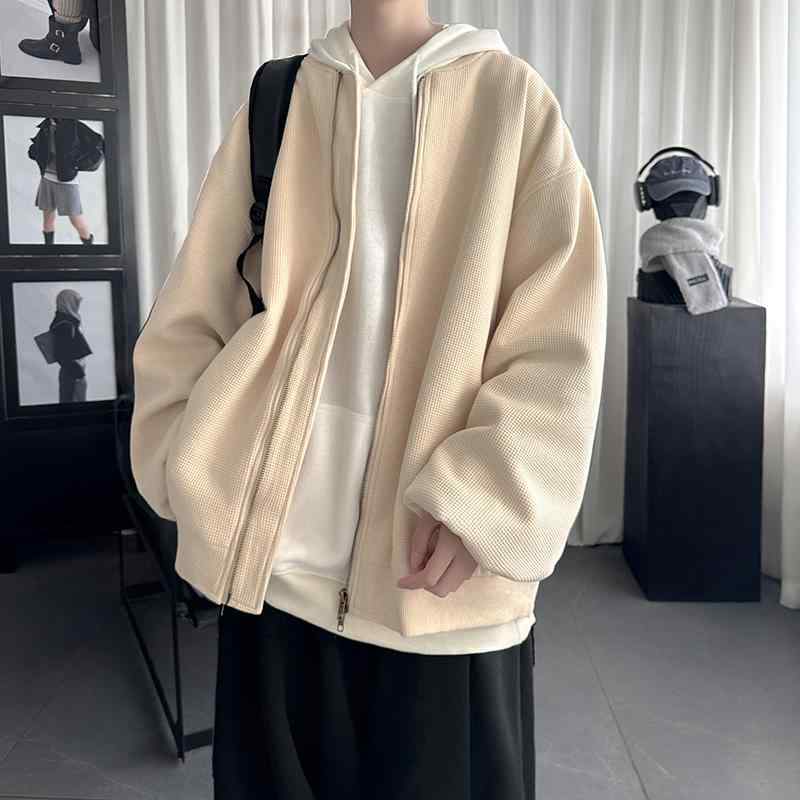 メンズ ファッション 服 用 オシャレ シンプル 大人 かっこいい ストリート 夏コーデ カーディガン スウェット シャツ スタンドカラー パイロット ジャケット レトロ