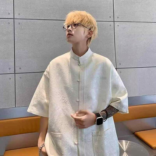 メンズ ファッション 服 用 オシャレ シンプル 大人 かっこいい ストリート 夏コーデ 半袖 シャツ 唐 カジュアル メンズ ファッション 服 用 オシャレ シンプル 大人 かっこいい ストリート 夏コーデ 半袖 シャツ 唐 カジュアル