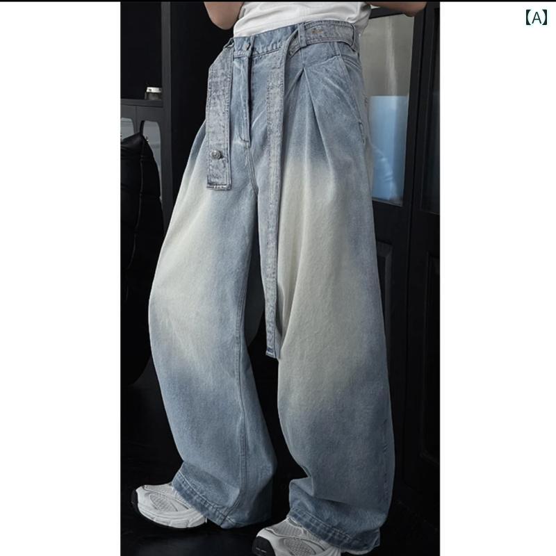 メンズ ファッション 服 用 オシャレ シンプル 大人 かっこいい ストリート 夏コーデ パンツ ズボン 履物 ジーンズ レトロ ウォッシュ パンツ