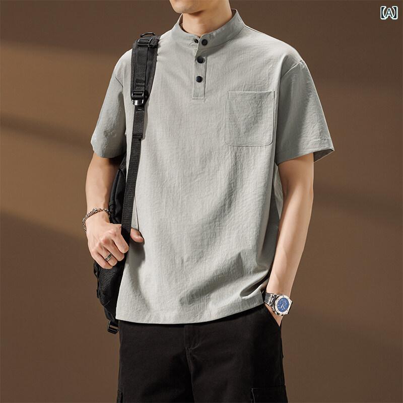 メンズ ファッション 服 用 オシャレ シンプル 大人 かっこいい ストリート 夏コーデ トップス 2