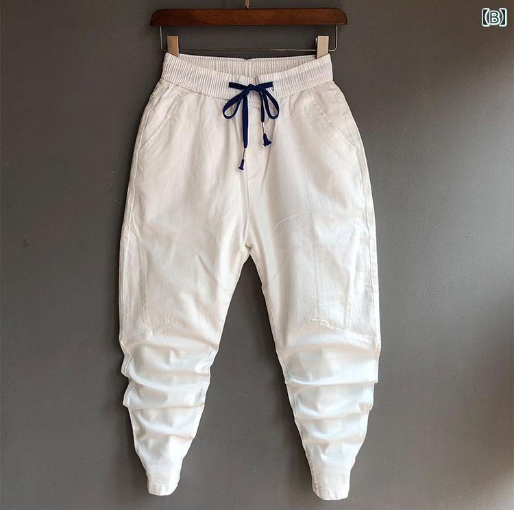 メンズ ファッション 服 用 オシャレ シンプル 大人 かっこいい ストリート 夏コーデ パンツ ズボン 履物 セット カジュアル パンツ スリム スキニー パンツ