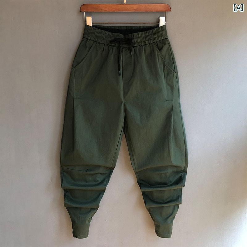 リコットのメンズ ファッション 服 用 オシャレ シンプル 大人 かっこいい ストリート 夏コーデ パンツ ズボン 履物 カジュアル｜アングル2