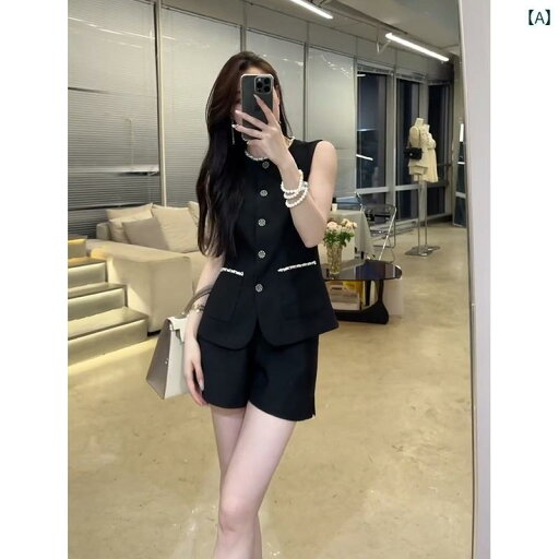 レディース ファッション 服 オシャレ カワイイ 女性用 シンプル 大人カワイイ 大きいサイズ 婦人服 夏服 ストリート 高級感 エレガント ベスト ショーツ セット セット レディース ファッション 服 オシャレ カワイイ 女性用 シンプル 大人カワイイ 大きいサイズ 婦人服 夏服 ストリート 高級感 エレガント ベスト ショーツ セット セット
