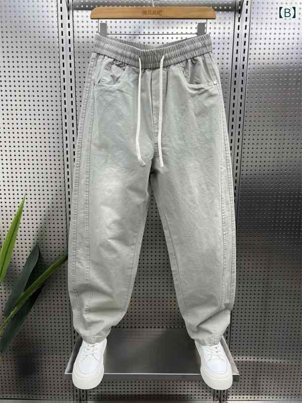 メンズ ファッション 服 用 オシャレ シンプル 大人 かっこいい ストリート 夏コーデ パンツ ズボン 履物 ストレート パンツ 裁断 ステッチ カジュアル