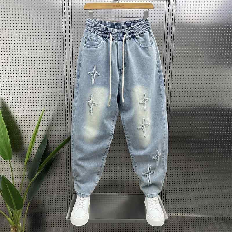 メンズ ファッション 服 用 オシャレ シンプル 大人 かっこいい ストリート 夏コーデ パンツ ズボン 履物 レトロ ジーンズ ストレート パンツ ウォッシュ