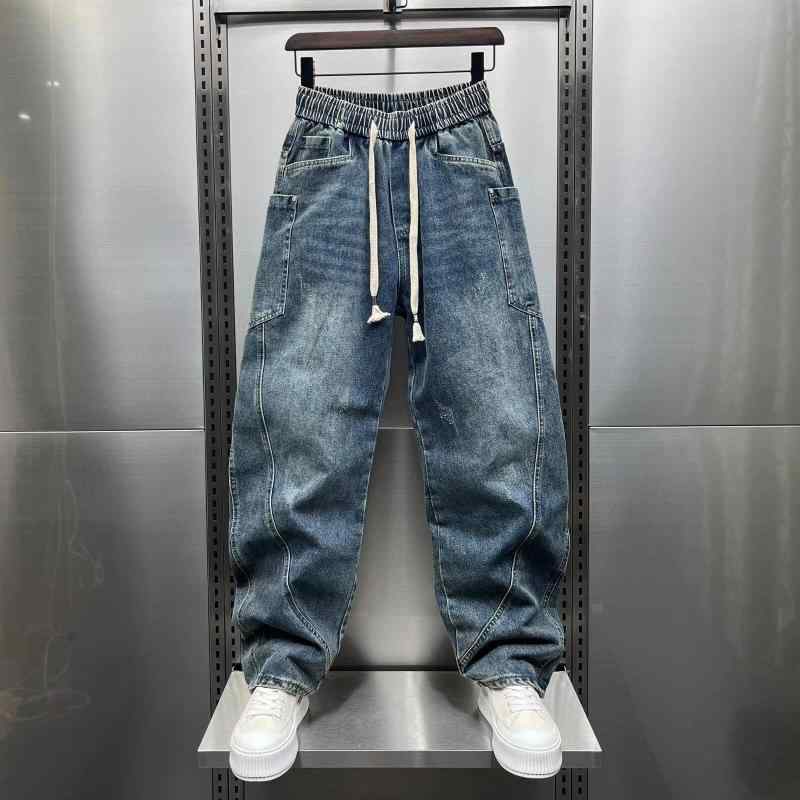 メンズ ファッション 服 用 オシャレ シンプル 大人 かっこいい ストリート 夏コーデ パンツ ズボン 履物 ウェア ジーンズ パンツ レトロ ウォッシュ