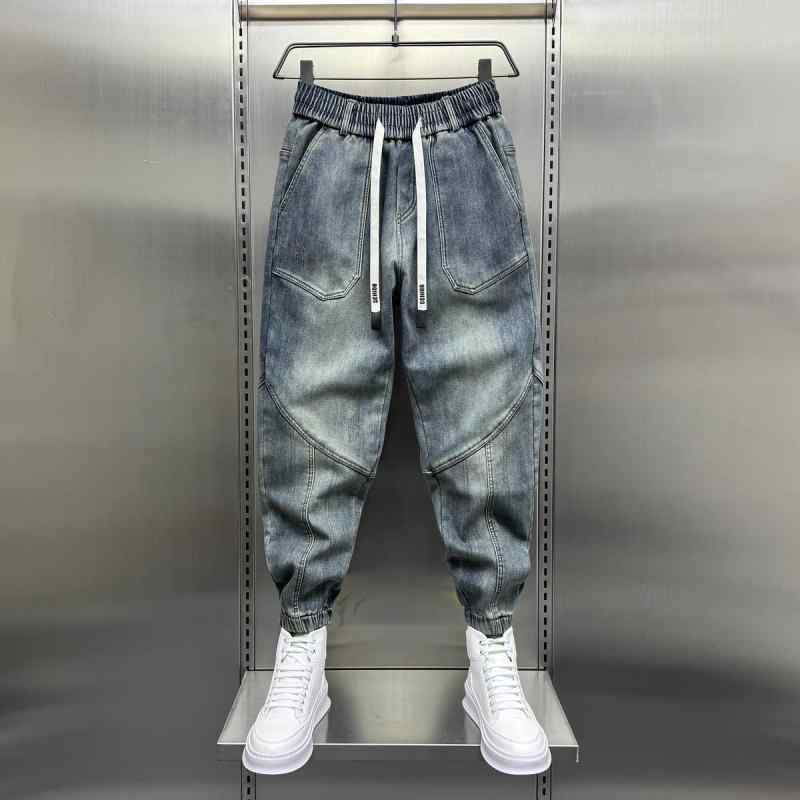 メンズ ファッション 服 用 オシャレ シンプル 大人 かっこいい ストリート 夏コーデ パンツ ズボン 履物 レトロ ジーンズ