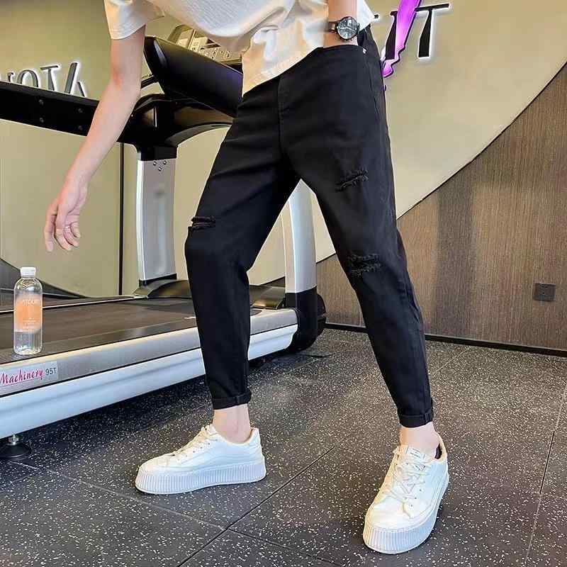 メンズ ファッション 服 用 オシャレ シンプル 大人 かっこいい ストリート 夏コーデ パンツ ズボン 履物 スキニー 9分丈丈