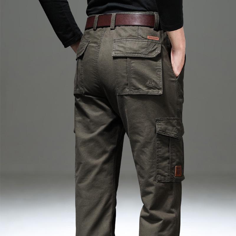メンズ ファッション 服 男性用 オシャレ シンプル 大人 かっこいい ストリート パンツ マルチ ポケット 綿 カジュアル アウトドア レジャー ゆったり ストレート