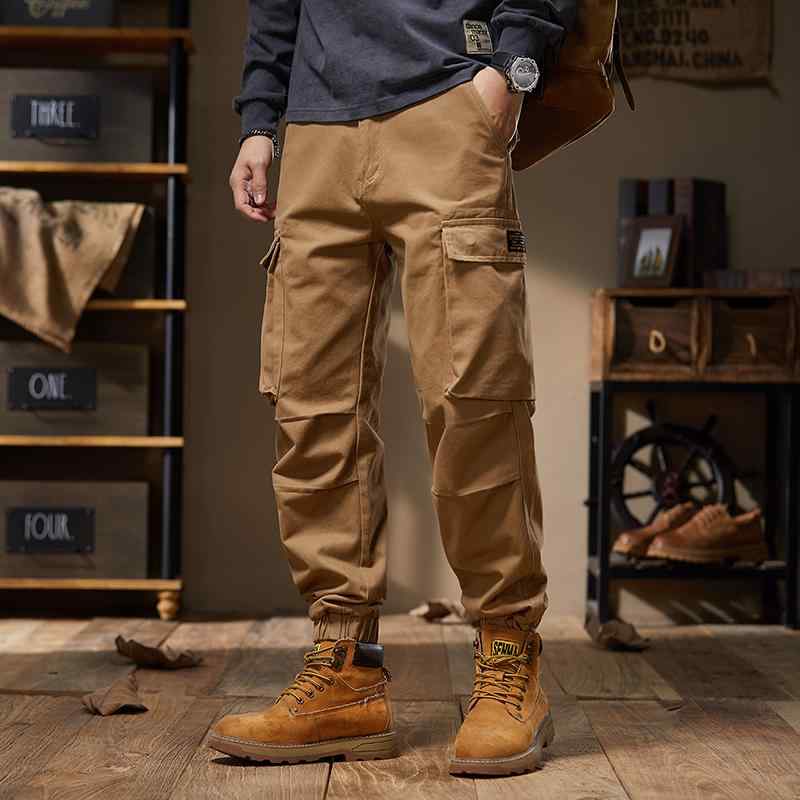 メンズ ファッション 服 男性用 オシャレ シンプル 大人 かっこいい ストリート アメリカン パラシュート カジュアル ワークパンツ アウトドア 通勤 ストリート パンツ カフス(4.0)