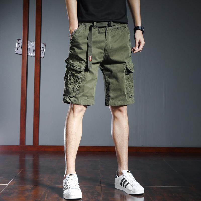 Rakuten - メンズ ファッション 服 男性用 オシャレ シンプル 大人 かっこいい ストリート ベルト付き ワークパンツ アウトドア ゆったり ストレッチ タクティカル パンツ ウォッシュ加工 カジュアル 薄手