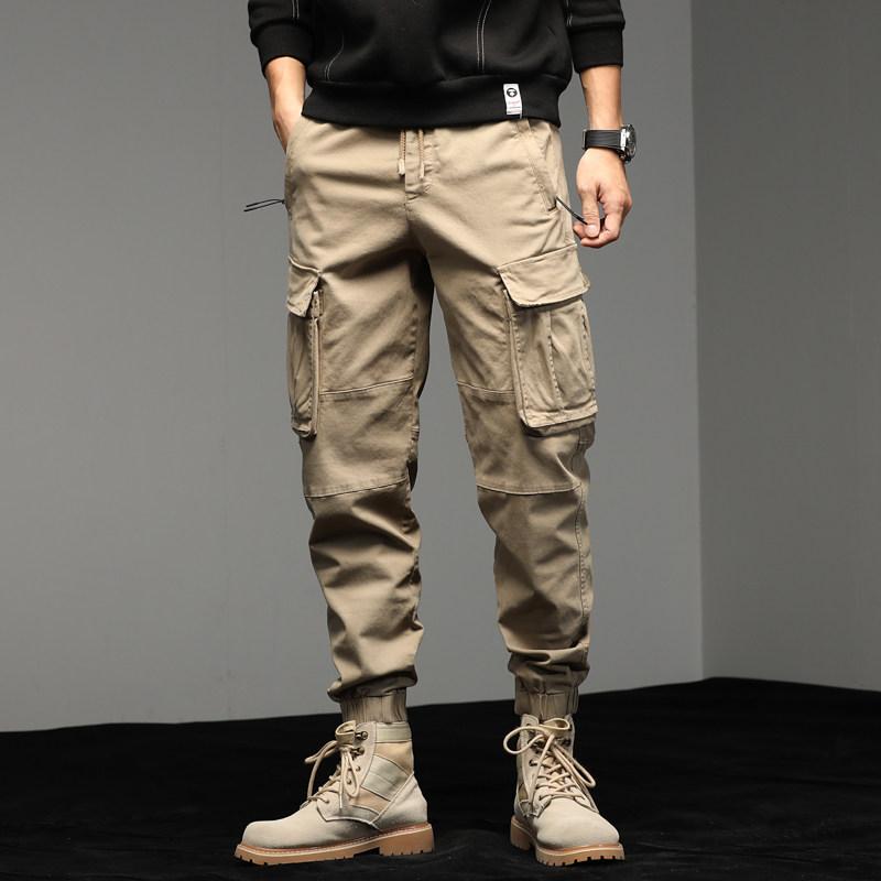 Rakuten - メンズ ファッション 服 男性用 オシャレ シンプル 大人 かっこいい ストリート ジッパー ポケット アウトドア 登山 ゆったり カフス カジュアル パンツ マルチ