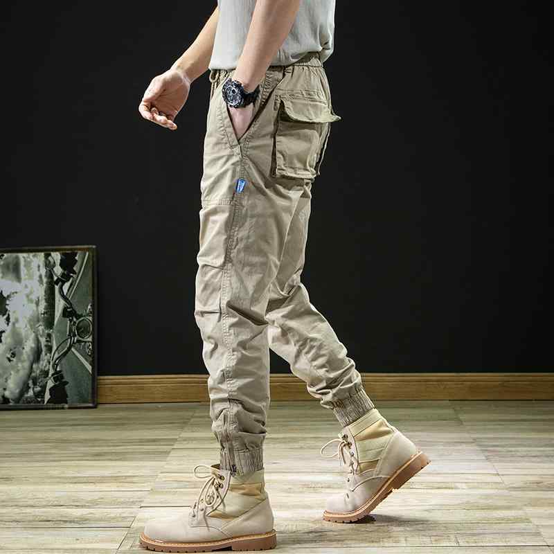 メンズ ファッション 服 男性用 オシャレ シンプル 大人 かっこいい ストリート ベルベット ワークパンツ 立体 ポケット付き カジュアル パンツ アメリカン 綿 パラシュートパンツ