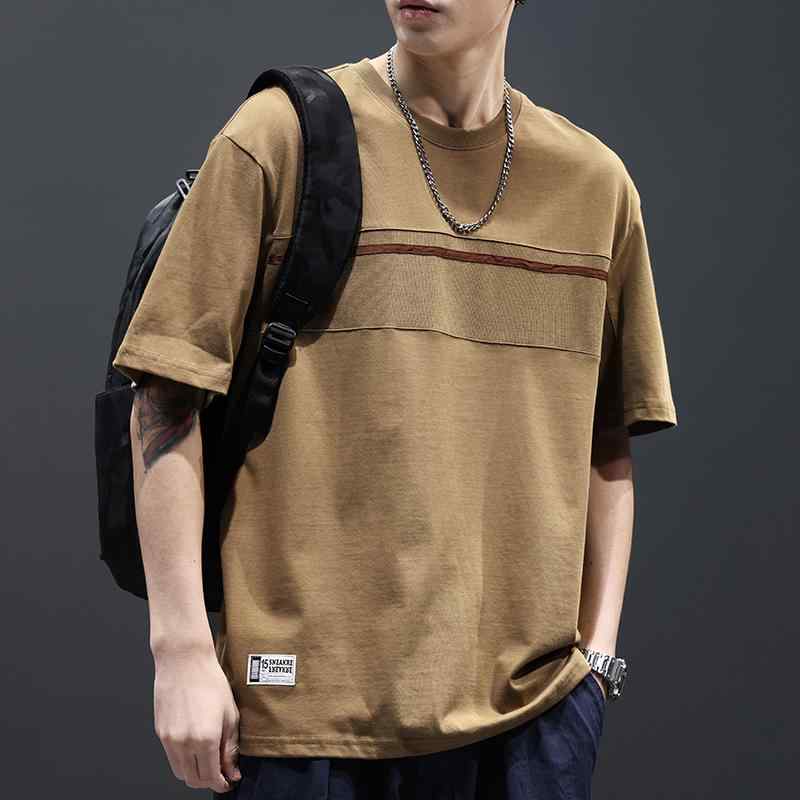 メンズ ファッション 服 男性用 オシャレ シンプル 大人 かっこいい ストリート ヘビー 半袖 Tシャツ 綿 ゆったり 大きいサイズ