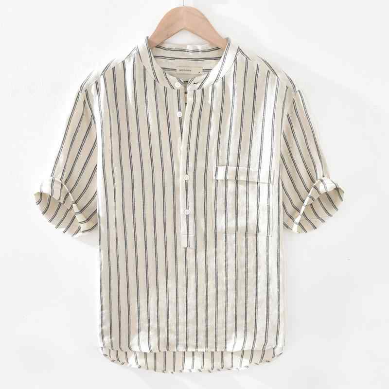乐天商城 - メンズ ファッション 服 用 オシャレ シンプル 大人 かっこいい ストリート 夏コーデ トップス シャツ 半袖 快適 薄手 トップス