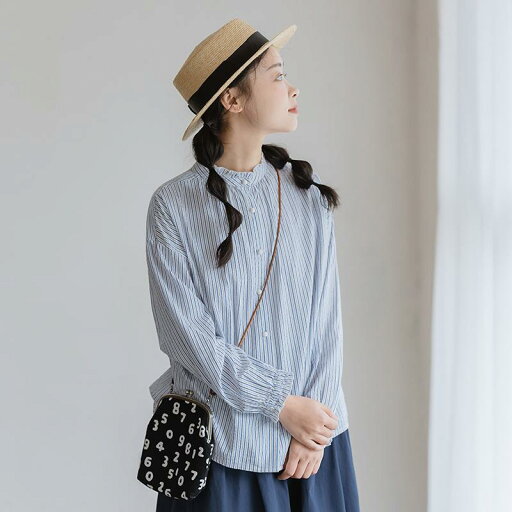 レディース ファッション 服 オシャレ カワイイ 女性用 シンプル 大人カワイイ 大きいサイズ 婦人服 レトロ シャツ ウェア 花柄 襟 青 白 ストライプ ゆったり ウォッシュド コットン トップス レディース ファッション 服 オシャレ カワイイ 女性用 シンプル 大人カワイイ 大きいサイズ 婦人服 レトロ シャツ ウェア 花柄 襟 青 白 ストライプ ゆったり ウォッシュド コットン トップス