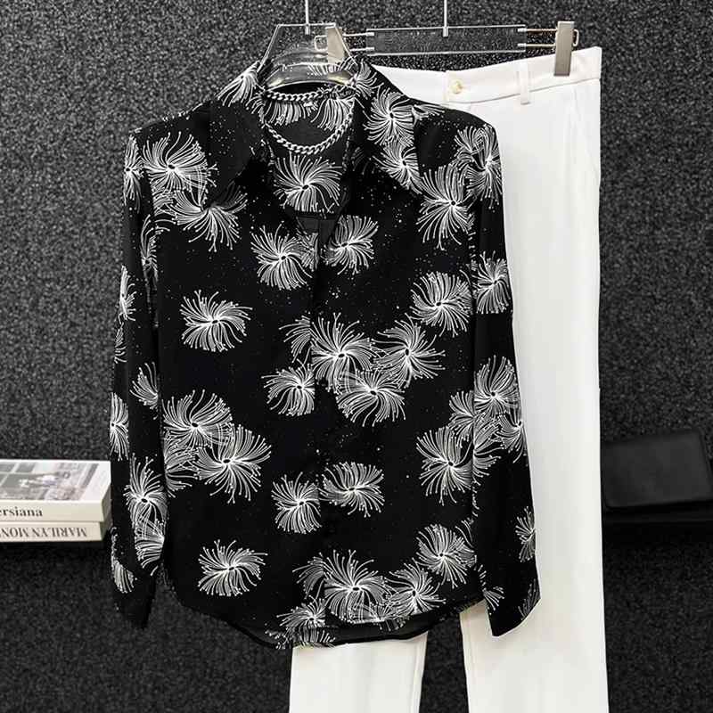 メンズ ファッション 服 用 オシャレ シンプル 大人 かっこいい ストリート 夏コーデ トップス 長袖 シャツ