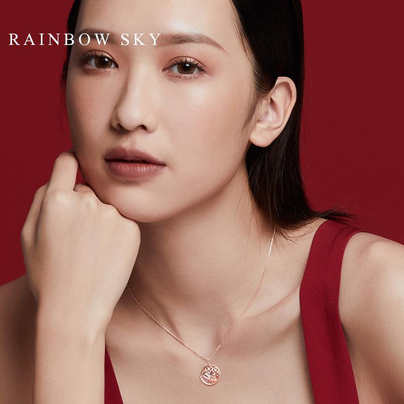 楽天リコットアクセサリー レディース ファッション 小物 上品スタイル コーディネート パーティー アイテム ネックレス スターリングシルバー デコルテ ラウンド ペンダント