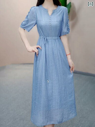 レディース ファッション 服 オシャレ カワイイ 女性用 シンプル 大人カワイイ 大きいサイズ 婦人服 サマー ドレス ミドル丈 ドレス エレガント ハイウエスト スリム レディース ファッション 服 オシャレ カワイイ 女性用 シンプル 大人カワイイ 大きいサイズ 婦人服 サマー ドレス ミドル丈 ドレス エレガント ハイウエスト スリム