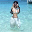 夏コーデ レディース ファッション 服 オシャレ カワイイ 女性用 シンプル 大人カワイイ ホワイト スプリット ホロー セクシー ストラップ ビキニ ホリデー 水着 ビキニ