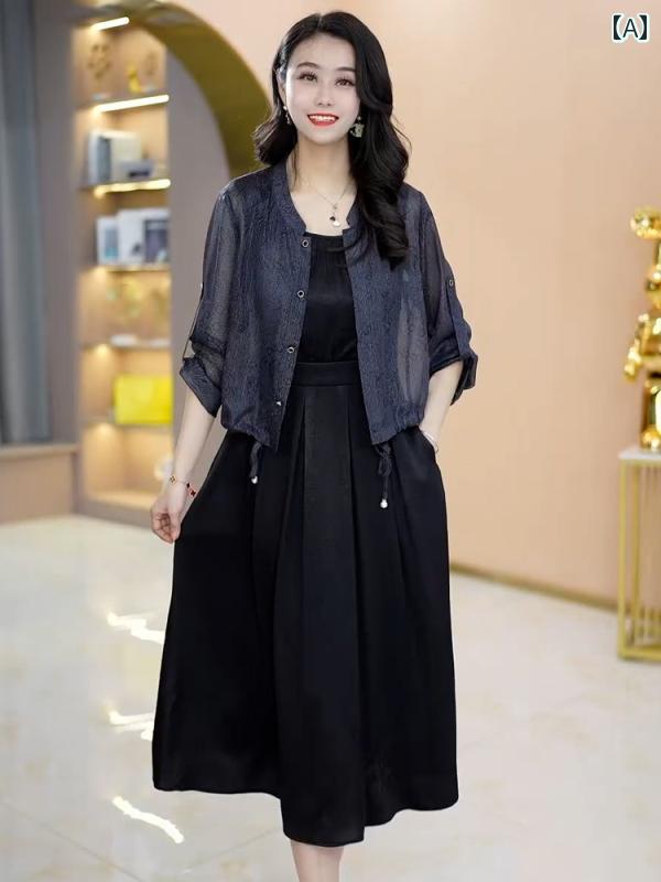 レディース ファッション 服 オシャレ カワイイ 女性用 シンプル 大人カワイイ 大きいサイズ 婦人服 ドレス ジャケット ファッション スーツ ハイエンド ツーピース セット スリム
