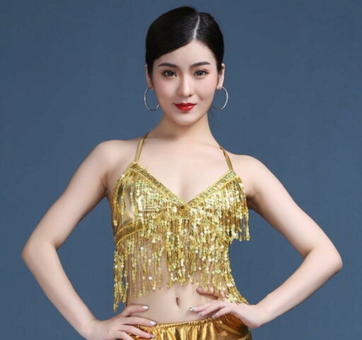 ベリーダンス トップス ブラジャー ダンス 衣装 スパンコール タッセル パフォーマンス ベリーダンス トップス ブラジャー ダンス 衣装 スパンコール タッセル パフォーマンス