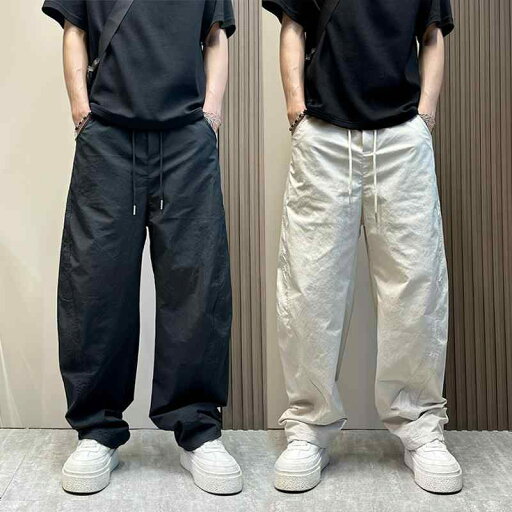 メンズ ファッション 服 男性用 オシャレ シンプル 大人 かっこいい ストリート 速乾 パンツ ズボン 履物 夏 薄手 ゆったり ストレート ハイエンド 無地 ワイドレッグ メンズ ファッション 服 男性用 オシャレ シンプル 大人 かっこいい ストリート 速乾 パンツ ズボン 履物 夏 薄手 ゆったり ストレート ハイエンド 無地 ワイドレッグ