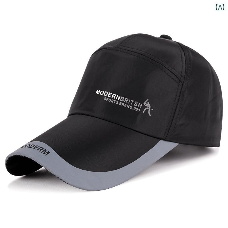 ファッション オシャレ アイテム 小物 メンズ ユニセックス カジュアル ストリート アウトドア スポーツ 春夏 秋冬 コーデ シンプル ピーク キャップ 日よけ レジャー ロング タン 野球帽 ベースボール キャップ アウトドア 速乾 釣り 帽子 スポーツ キャップ(4.0)