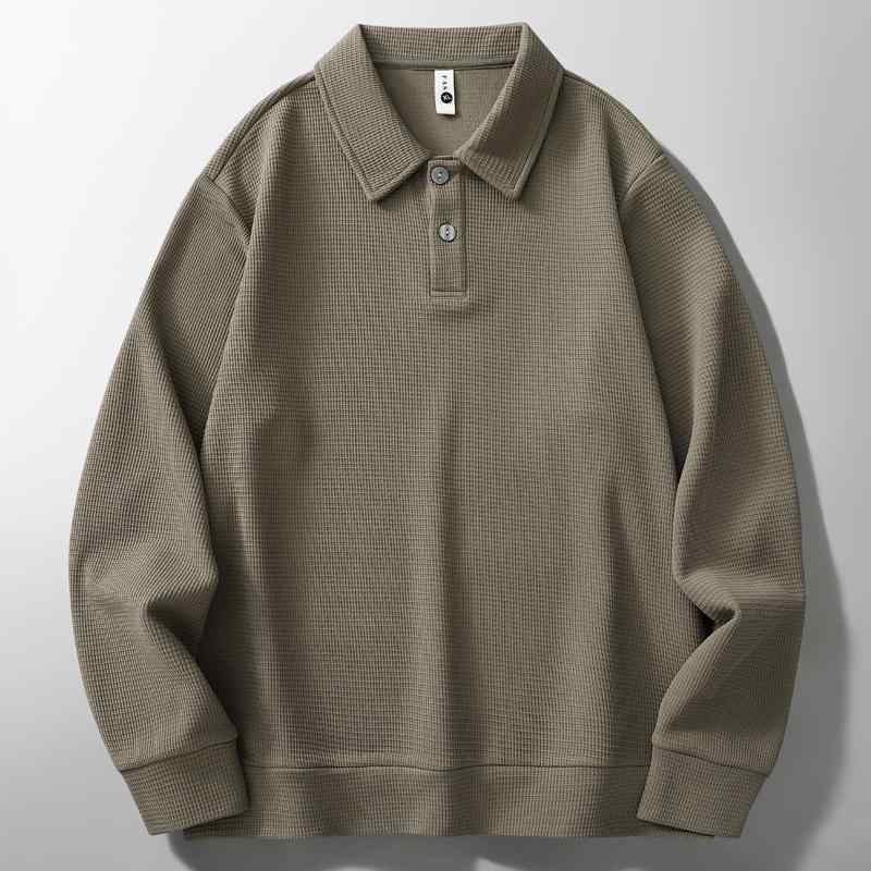 メンズ ファッション 服 男性用 オシャレ シンプル 大人 かっこいい ストリート ビジネス カジュアル ポロ シャツ 無地 長袖 Tシャツ ..