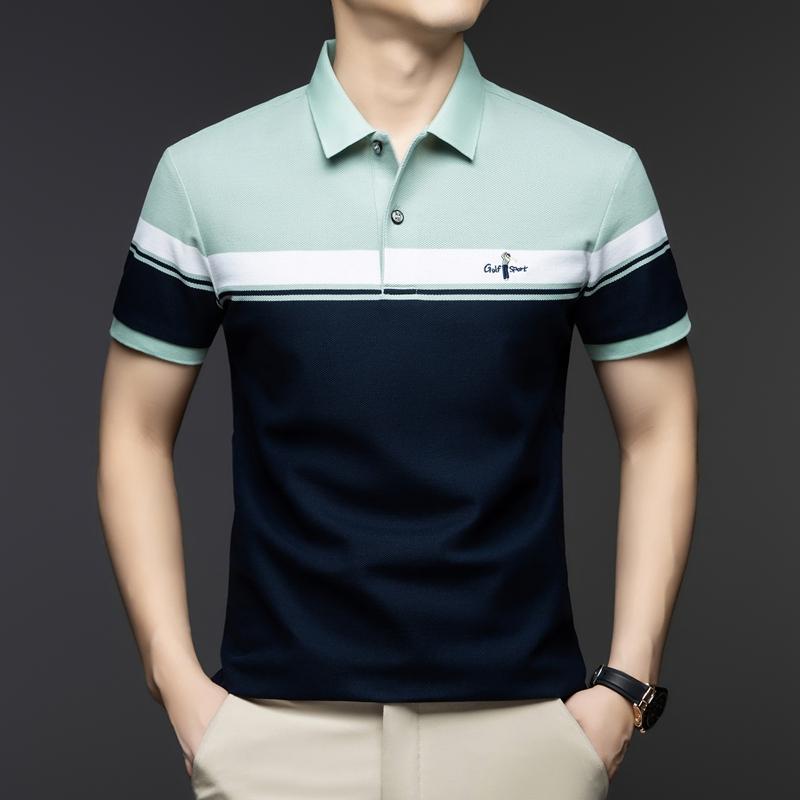 メンズ ファッション 服 男性用 オシャレ シンプル 大人 かっこいい ストリート 冷感 コットン 半袖 Tシャツ ゆったり ポロ シャツ 薄手 トップス