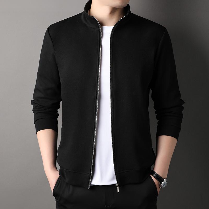 メンズ ファッション 服 男性用 オシャレ シンプル 大人 かっこいい ストリート カジュアル セーター カーディガン スタンドカラー ジャケット 韓国スタイル 無地 コート