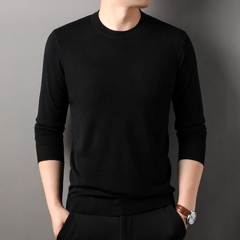 メンズ ファッション 服 男性用 オシャレ シンプル 大人 かっこいい ストリート ラウンドネック 無地 セーター 長袖 韓国スタイル シン..