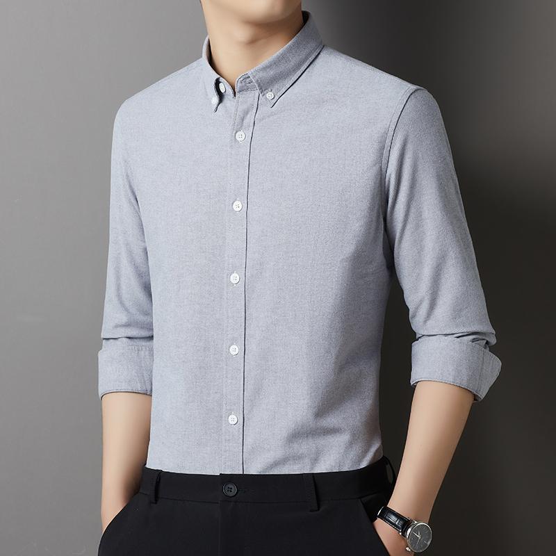 メンズ ファッション 服 男性用 オシャレ シンプル 大人 かっこいい ストリート ビジネス カジュアル フォーマル シャツ 薄手 コットンシャツ 韓国スタイル スリム