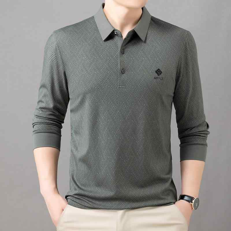 メンズ ファッション 服 男性用 オシャレ シンプル 大人 かっこいい ストリート ビジネス カジュアル ポロ シャツ 長袖 Tシャツ ゆったり